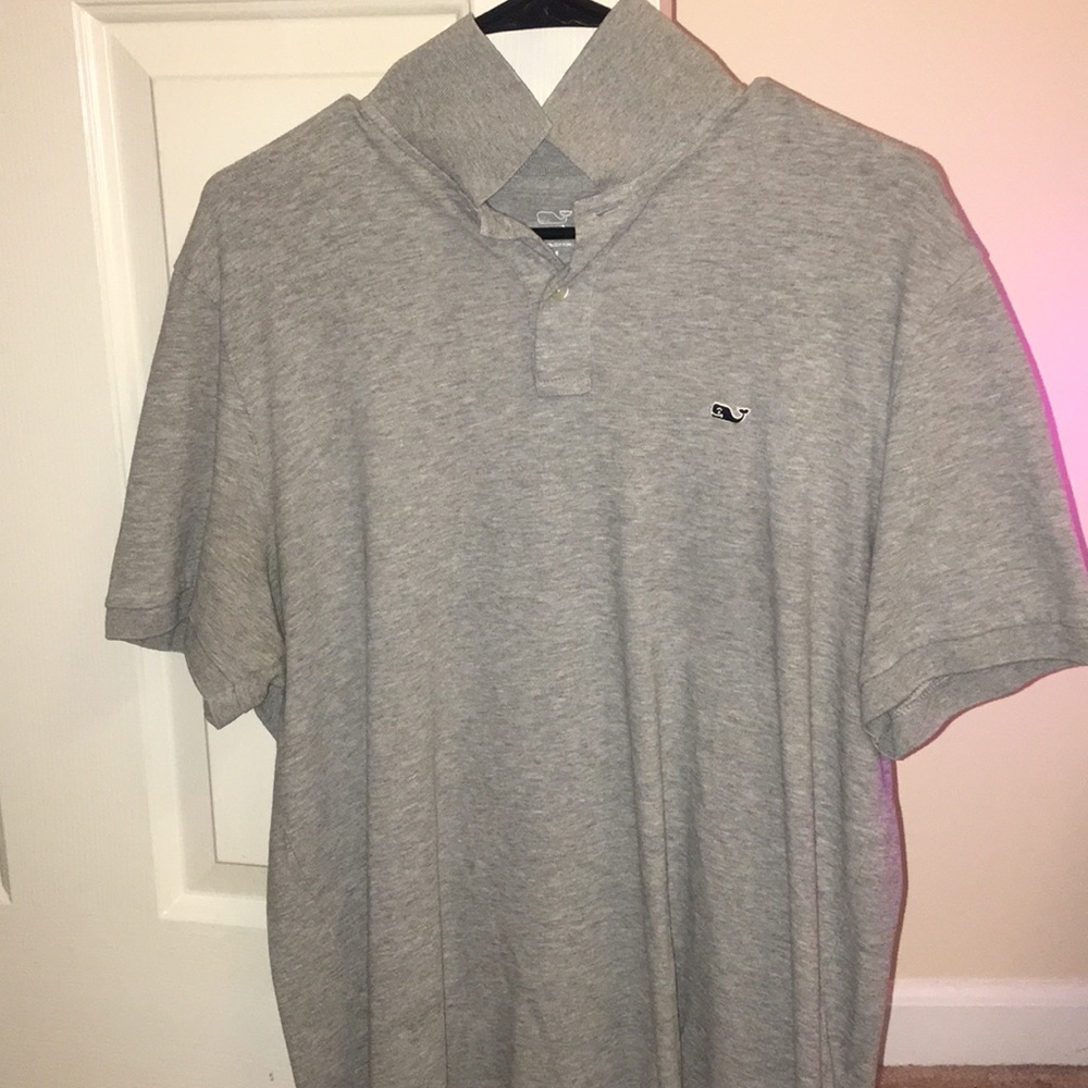 Vineyard Vines Men’s Grey Polo (M)